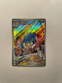 Pokemon TCG Quaxwell Scarlet & Violet Paldea Evolved Holo Card 207/193 - Image 1