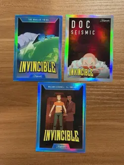 Invincible Foil Lot Mauler Twins Doc Seismic Clockwell Holo Cards - Image 1