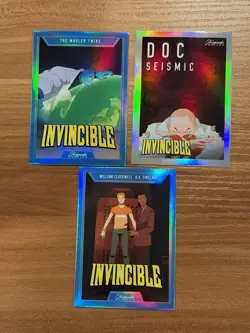 Invincible Foil Lot Mauler Twins Doc Seismic Clockwell Holo Cards - Image 2