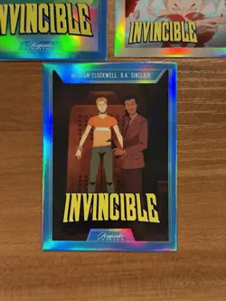 Invincible Foil Lot Mauler Twins Doc Seismic Clockwell Holo Cards - Image 3