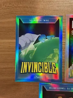 Invincible Foil Lot Mauler Twins Doc Seismic Clockwell Holo Cards - Image 4