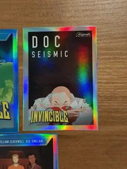 Invincible Foil Lot Mauler Twins Doc Seismic Clockwell Holo Cards - Image 5