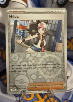 Hilda 84/86 SV White Flare Reverse Holo Card Pokemon TCG NM Pack Fresh - Image 1