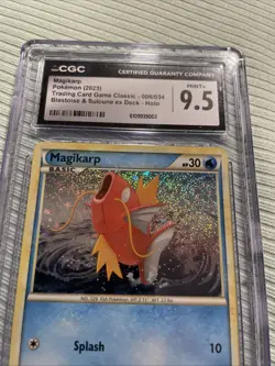 Magikarp 006/034 Trading Card Game Classic CGC 9.5 Mint Holo Pokemon - Image 3