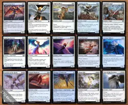 Set of 15 Pauper Legal Angel Cards *NM* English Magic the Gathering MTG EDH - Image 1