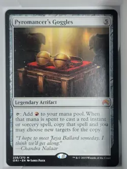 1x Pyromancer's Goggles NM-Mint, English Commander 2021 MTG Magic - Image 1