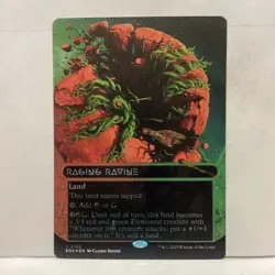 MTG Raging Ravine Magic: The Gathering EOE Stellar Sites Galaxy Foil #0125 - Image 1