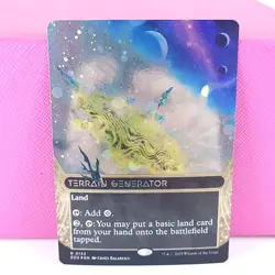 MTG Terrain Generator 0133 Borderless Galaxy Foil Edge of Eternities LP - Image 1