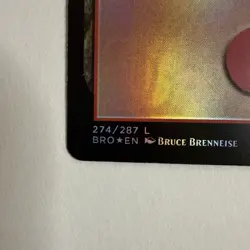 1x Mountain (274/287) - Foil MTG The Brothers' War NM Magic Foil - Image 2