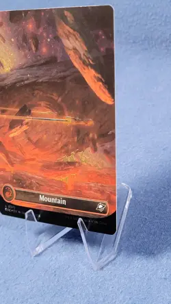 Mountain Full Art GALAXY FOIL NM EOE 370 Edge of Eternities MTG A - Image 3