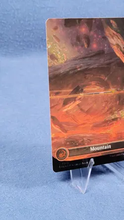 Mountain Full Art GALAXY FOIL NM EOE 370 Edge of Eternities MTG A - Image 4