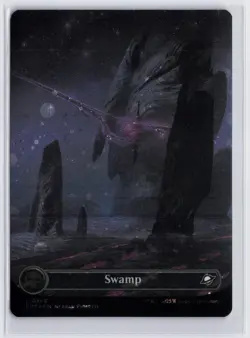 1x Galaxy FOIL Swamp (0369) Edge of Eternities EOE MTG Magic NM - Image 1
