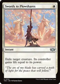 NM Swords to Plowshares, MTG, Tarkir: Dragonstorm, Magic the Gathering, 134 - Image 1