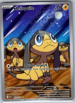 Helioptile 143/132 ME01: Mega Evolution - Pokemon Card - NM - Image 1