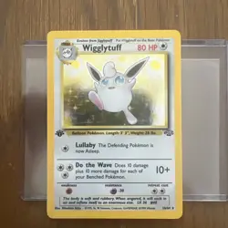 Pokemon TCG Wigglytuff Jungle 16/64 1st Edition Holo Rare LP - Image 1