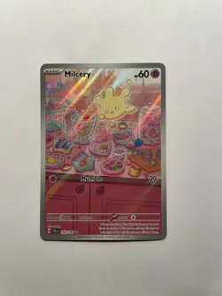 Pokemon TCG Milcery 152/142 Stellar Crown Illustration Rare Holo (English) - NM - Image 1
