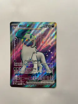 Absol ex 214/197 Ultra Rare Obsidian Flames Pokemon Holo Near Mint - Image 1