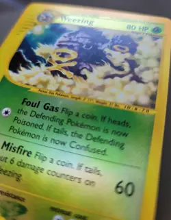 Pokemon TCG Weezing Expedition 32/165 Holo Rare 80 HP - Image 2