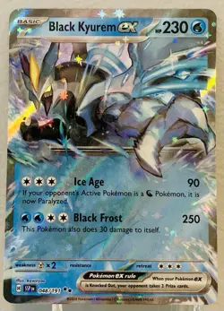 Pokemon TCG Black Kyurem ex - 048/191 - SV08: Surging Sparks - Double Rare - NM - Image 1