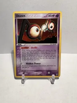Unown (N) N/28 Holo Rare Pokemon EX Unseen Forces LP - Image 1