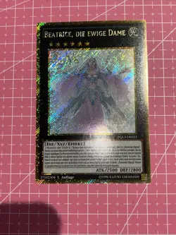 Yugioh GERMAN Beatrice, Lady Of The Eternal PGL3 Gold Secret Rare 1st Ed LP - Image 4