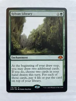 MTG Sylvan Library 179/261 DMR - Image 1