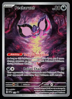 Pecharunt 129 Holo Illustration Rare Scarlet & Violet Promo Pokemon Card - Image 1