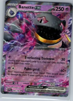 Banette ex 088/198 SV01: Scarlet & Violet Base Set - Pokemon Card - NM - Image 1