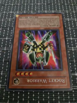 Vintage YuGiOh Secret Rare Limited Edition Card Rocket Warrior CT2-EN005 NM - Image 4
