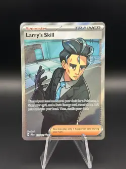 Larry's Skill - 139/131 - Ultra Rare - Prismatic Evolutions - Pokemon Card - NM - Image 1