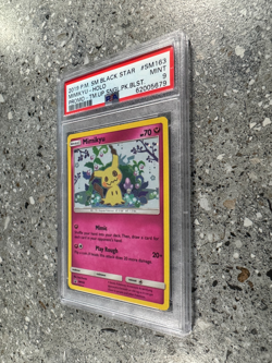 Pokemon TCG Cards Mimikyu SM163 Black Star Promo Holo PSA 9 * SWIRL * - Image 5