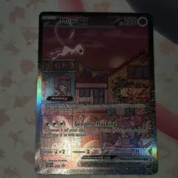 Pokemon Mew EX 180 HP Full Art Holo Card 053 Sv: Scarlet & Violet Psychic TCG - Image 1