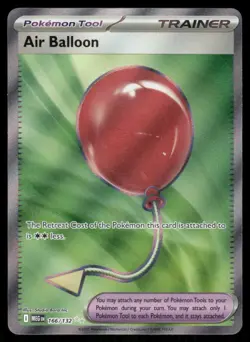 Pokemon Cards Air Balloon 166/132 Mega Evolution Ultra Rare NM - Image 1
