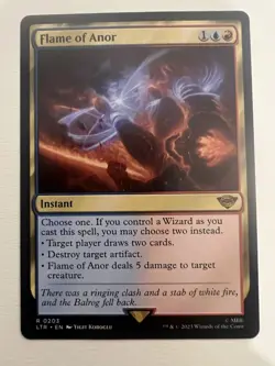 MTG Flame of Anor The Lord of the Rings: Tales of Middle-earth 0203 Regular Rare - Image 1