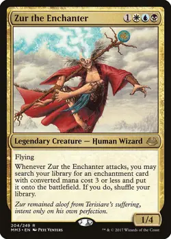 Zur the Enchanter Modern Masters 2017 NM White Blue Black Rare CARD ABUGames - Image 1