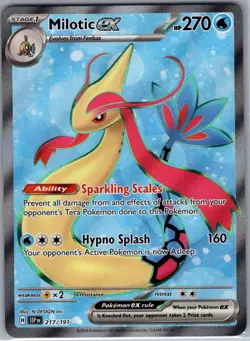 Milotic ex 217/191 SV08: Surging Sparks - Pokemon Card - NM - Image 1