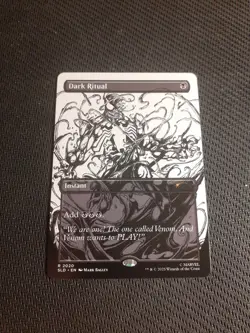 Dark Ritual NM #2020 (Inks) MTG Secret Lair x Marvel’s Spider-Man - Image 1