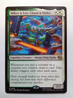 Mikey & Leo, Chaos & Order 158 Teenage Mutant Ninja Turtles MTG - Image 1