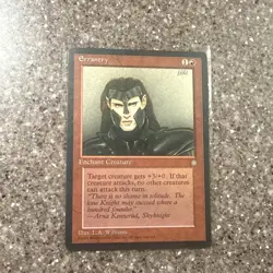 Errantry - Ice Age - MTG Magic - Common - Red Enchant Creature - Image 1