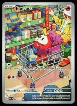 Fuecoco 201/193 Holo Illustration Rare Paldea Evolved Pokemon Card - Image 1
