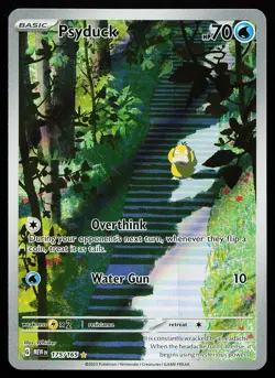 Psyduck 175/165 Holo Illustration Rare Scarlet & Violet 151 Pokemon Card - Image 1