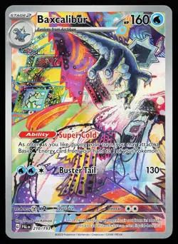 Baxcalibur 210/193 Holo Illustration Rare Paldea Evolved Pokemon Card - Image 1