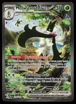 Meowscarada ex 256/193 Special Illustration Rare Paldea Evolved Pokemon Card - Image 1