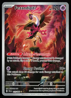 Fezandipiti 073/064 Holo Illustration Rare Shrouded Fable Pokemon Card - Image 1