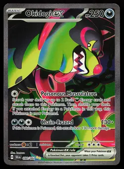 Okidogi ex 090/064 Holo Special Illustration Rare Shrouded Fable Pokemon Card - Image 1