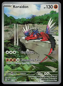 Koraidon 014 Holo Illustration Rare Scarlet & Violet Promo Pokemon Card - Image 1