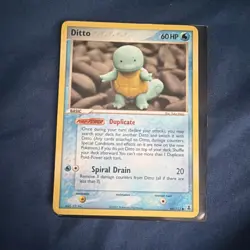 Pokemon Ditto Squirtel Delta Species 64/113 2005 - Image 1