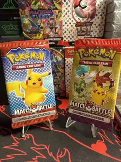 2X Pokemon Match Battle McDonalds Promo Sealed Booster Packs - Image 1