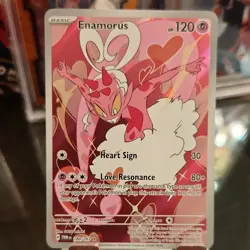 Pokemon Enamorus 180/167 Twilight Masquerade Illustration Rare Holo Flip=cash! - Image 1