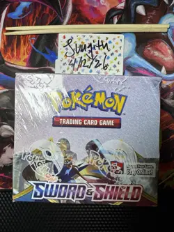 Pokemon TCG Sword and Shield BASE SET Booster Box Factory Sealed New - Image 1